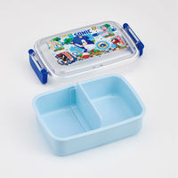 スケーター 弁当箱 450ml 1段 抗菌ふわっとタイトランチ ソニック 482469 1個（直送品）