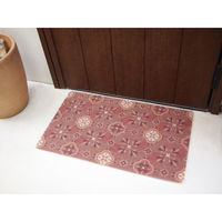 ティーライフ 玄関マット 45×75 もちもち玄関マット 屋外 モロッカンブラウン 482548 1個（直送品）