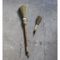 クレエ 掃除 ほうき 天然素材 タイガーグラス はき掃除 Lサイズ 482664 1個（直送品）