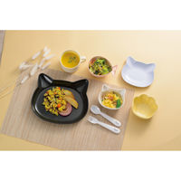 カノー catte にくきゅう 抗菌ボウル 日本製 子ども食器 BPAフリー イエロー 482672 1個（直送品）