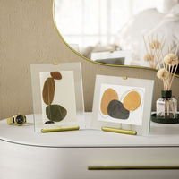 アントレックス Umbra フルート フォトフレーム ガラス スチール 20×23cm ゴールド 482870 1個（直送品）