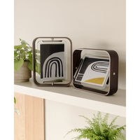 アントレックス Umbra フォトフレーム ベルウッドデスクフレーム 18.8×23.9cm 木製 ガラス ウォルナット 482880 1個（直送品）