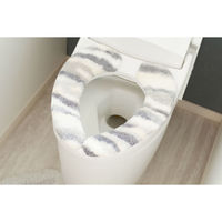 オカトー 便座シート メリージェラート 貼るだけ便座シート グレー 483292 1個（直送品）