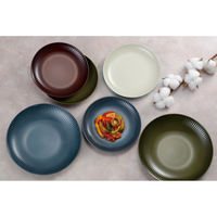 カノー プレート cerala 丸 L アイボリー 485112 1個（直送品）