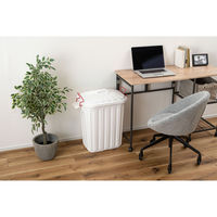 東谷 ゴミ箱 タフカン 60L 大容量 屋外 日本製 耐衝撃 フタ付き 軽い ホワイト 485144 1個（直送品）