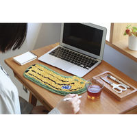 クレエ 玄関マット EIBORIE フルーツアクセントマット 室内 バナナ 491098 1個（直送品）