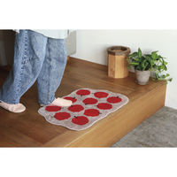 クレエ 玄関マット EIBORIE フルーツフロアマット 室内 アップル 491100 1個（直送品）