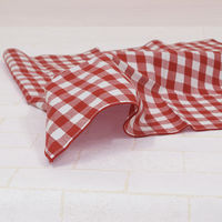 イエロースタジオ ランチクロス ギンガムチェック レッド 491061 1個（直送品）