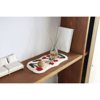 クレエ 玄関マット EIBORIE フルーツアクセントマット 室内 チェリー 491097 1個（直送品）