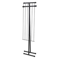 シービージャパン バスタオルスタンド フェイスタオル 折りたたみタイプ ブラック 492449 1個（直送品）