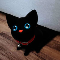 ルークラン ドアストッパー アプリクス アニマルストッパー かわいい 動物 クロ 494315 1個（直送品）