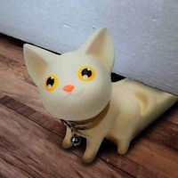 ルークラン ドアストッパー アプリクス アニマルストッパー かわいい 動物 シロ 494316 1個（直送品）