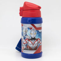 オーエスケー 水筒 600ml ウルトラヒーローズ ダイレクトステンレスボトル 494701 1個（直送品）