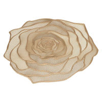 ルークラン ランチョンマット アプリクス フラワーレース ゴールド 494744 1個（直送品）