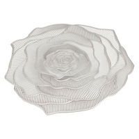 ルークラン ランチョンマット アプリクス フラワーレース シルバー 494743 1個（直送品）