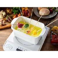 高木金属工業 天ぷら鍋 角型 IH対応 ホーロー製 大きめ ホワイト 495181 1個（直送品）