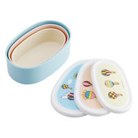 スケーター 弁当箱 3個セット 抗菌シール容器3Pセット ウッドストック トラベル 495301 1個（直送品）