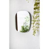 ケーアイジャパン スタンドミラー モーメント 木製スタンド付き 掛け置き兼用 ウェーブ 495433 1個（直送品）