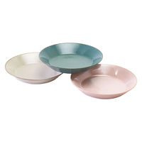 アイトー プレート ナチュラルカラー パスタ皿 3枚入 495532 1個（直送品）