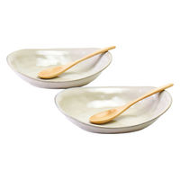 アイトー プレート ナチュラルカラー オーバル ペアセット 2枚入 495535 1個（直送品）