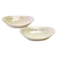 アイトー プレート ナチュラルカラー オーバル ペアセット 2枚入 495536 1個（直送品）