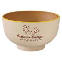 カノー 汁椀 おさるのジョージ CG 塗汁わん アイボリー 495516 1個（直送品）