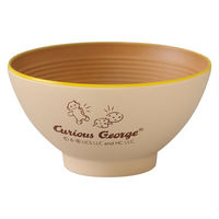 カノー 茶碗 おさるのジョージ CG 塗茶わん アイボリー 495515 1個（直送品）