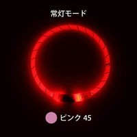 ルークラン ライト 散歩 犬 ループセイフ LEDリング 45 ピンク 495846 1個（直送品）