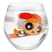 サンアート グラス 330ml まんまるグラス パワーパフガールズ ブロッサム 496459 1個（直送品）