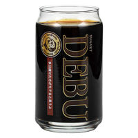 サンアート グラス 360ml 缶型グラス DEBUグラス 496474 1個（直送品）