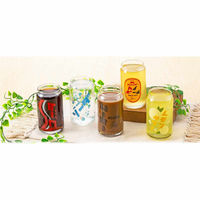 サンアート グラス 360ml 缶型グラス ソーダ 496491 1個（直送品）