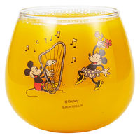 サンアート グラス 290ml ゆらゆらグラス ディズニー ミッキーマウス×ミニーマウス 496525 1個（直送品）