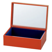 ミタニ アクセサリーケース アクセサリーBOX 小 箔工芸 山中塗 和風 小物入れ 千年絵巻 496654 1個（直送品）