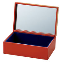 ミタニ アクセサリーケース アクセサリーBOX 小 箔工芸 山中塗 和風 小物入れ 飛翔富士 496655 1個（直送品）