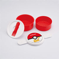 スケーター 弁当箱 500ml 丸型ランチボックス2段 モンスターボール25 497498 1個（直送品）