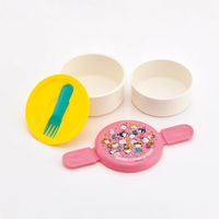 スケーター 弁当箱 500ml 抗菌丸型ランチBOX2段 SN75アニバーサリ 497505 1個（直送品）