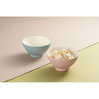 ミタニ 茶碗 bitie レンジお茶椀 抗菌加工 ピンク 497611 1個（直送品）