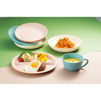 ミタニ 皿 bitie サーフ深皿 抗菌加工 アイボリー 497648 1個（直送品）