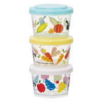 スケーター 保存容器 薄肉保存容器 3個組み ひつじのショーン 240ml 498225 1個（直送品）