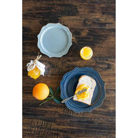 ケーアイ 皿 Vanves 18cm 丸皿 ネイビー 498453 1個（直送品）