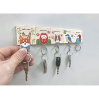 プレーリードッグ キーホルダー マグネットキーホルダー ひのき 富士山 498629 1個（直送品）