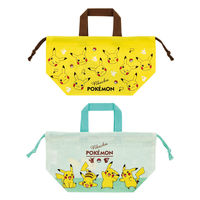 スケーター 弁当袋 ランチ巾着 2枚入 ピカチュウ 498583 1個（直送品）