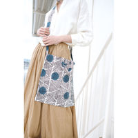 キシマ エコバッグ 2WAY 折り畳み 肩掛け 手持ち ドット 499103 1個（直送品）