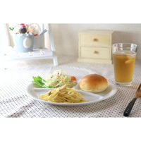 ネクスト ランチプレート エクストラライト 丸 大 白 499185 1個（直送品）