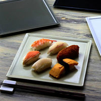 ネクスト プレート フレーム スクエアプレート Lサイズ 21.5cm 白木 499196 1個（直送品）