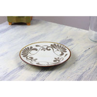 ネクスト 皿 琉球デイゴ 6寸 中皿 20cm ブラウン 499244 1個（直送品）