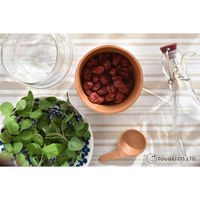 籐芸 保存容器 250ml キャニスター マホガニー 無地 531311 1個（直送品）