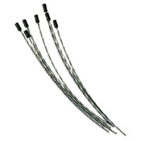 草刈コード差し込みタックル ハイブリッドチタン S 対角3.2mm×22cm titanium-spiral-30containing（直送品）