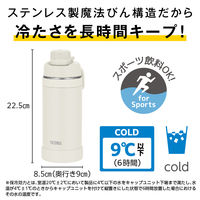 真空断熱スポーツボトル 750ml ホワイト FJU-751 IVWH 1個 食洗機対応 ハンドル付き 水筒 保冷専用 サーモス