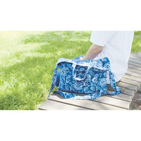 キシマ エコバッグ 2WAY 折り畳み 肩掛け 手持ち フラワー1 499098 1個（直送品）